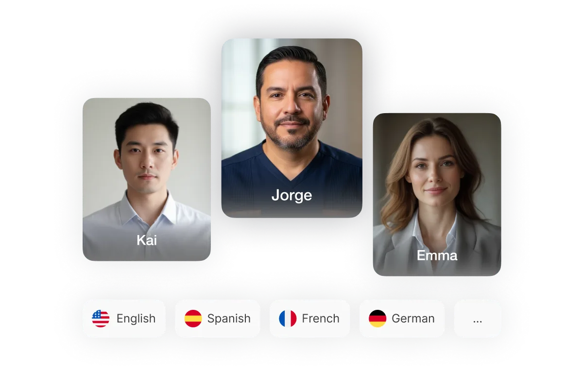 Use Visla Advanced Avatar with voices, cloned voices, and supported languages